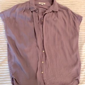 Madewell Central Daley Shirt in Lavender